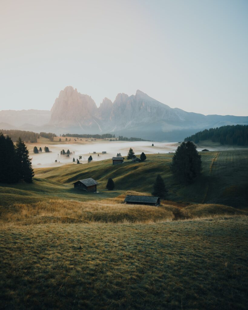 Seiser Alm im Morgenlicht
